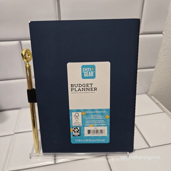 Pen And Gear Budget Planner 12 Months 5.5" x 7.5" Undated W Pen And Holder - Picture 4 of 7